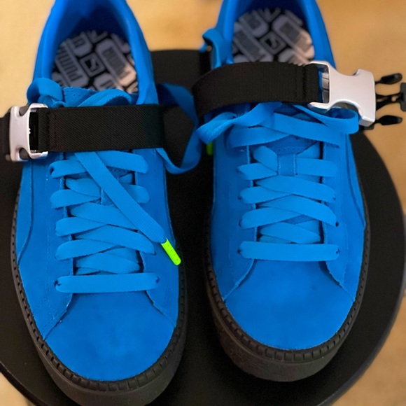 Puma Platform Buckle Sneakers - Royal Blue - Picture 3 of 3